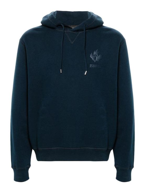 25FW 디스퀘어드2 후드 티셔츠 S74GU0817S25551478 Dark Blue