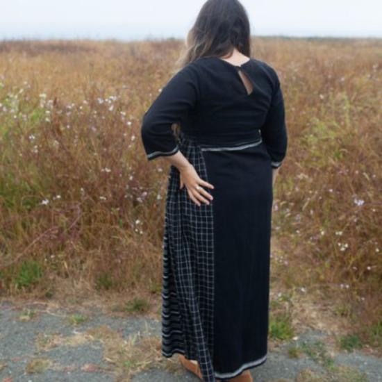  인지리 롱 원피스 FW18 10 드레스 블랙 - INJIRI