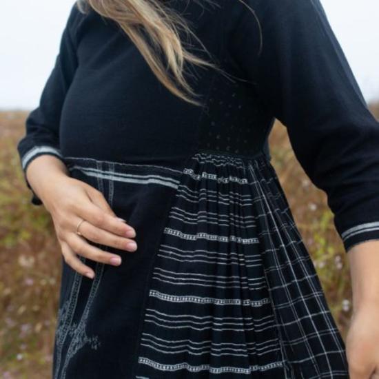  인지리 롱 원피스 FW18 10 드레스 블랙 - INJIRI