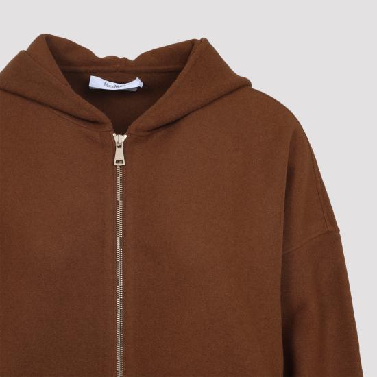 25FW 막스마라 후드 티셔츠 2521926012600 13207 003 CUOIO - MAX MARA