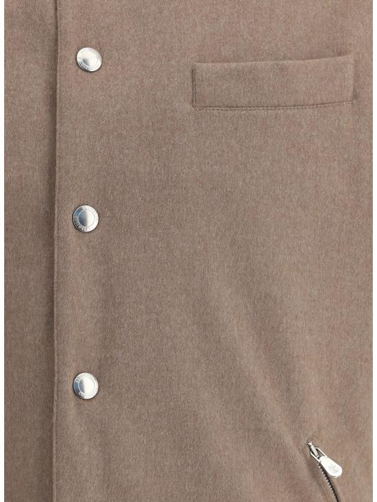 25FW 브루넬로 쿠치넬리 베스트 MM4701775 CSV18 BROWN - BRUNELLO CUCINELLI