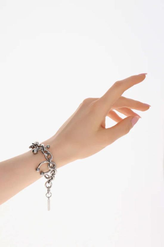  저스틴 클렌퀏 바디 주얼리 저스틴 클렌켓 홀리 브레이슬릿 실버 - JUSTINE CLENQUET