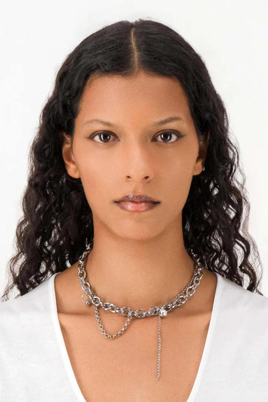  저스틴 클렌퀏 목걸이/팬던트 저스틴 클렌켓 루시 목걸이 실버 - JUSTINE CLENQUET