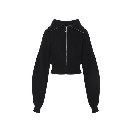 25FW 스포트막스 스웨터 2522346012600 12103 005 Black