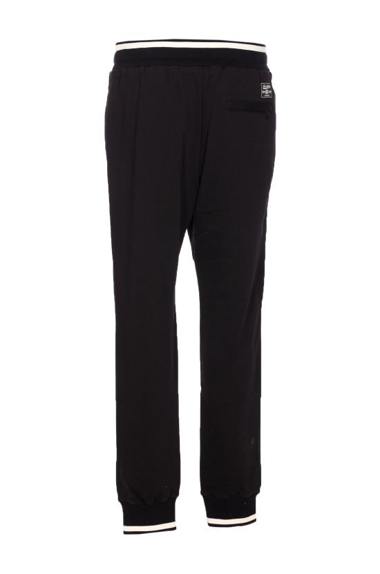 25FW 돌체앤가바나 스트레이트 팬츠 GVS2HT HU7DUN0000 Black - DOLCE & GABBANA