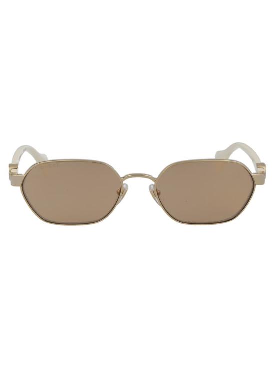 25FW 구찌 안경 GG1593S 002 SUNGLASSES 002 GOLD IVORY PINK