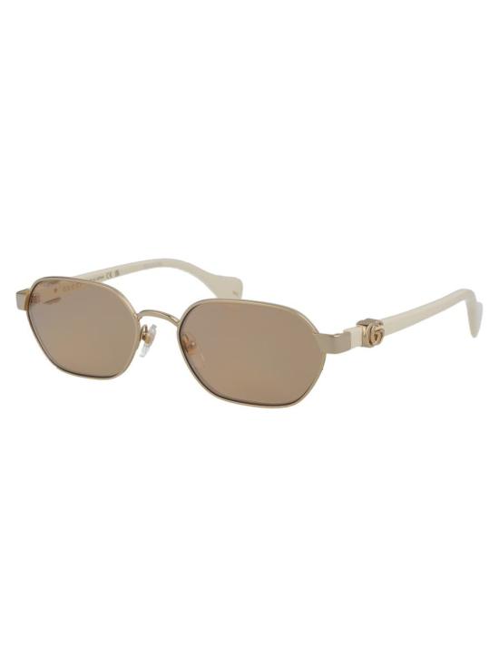 25FW 구찌 안경 GG1593S 002 SUNGLASSES 002 GOLD IVORY PINK - GUCCI