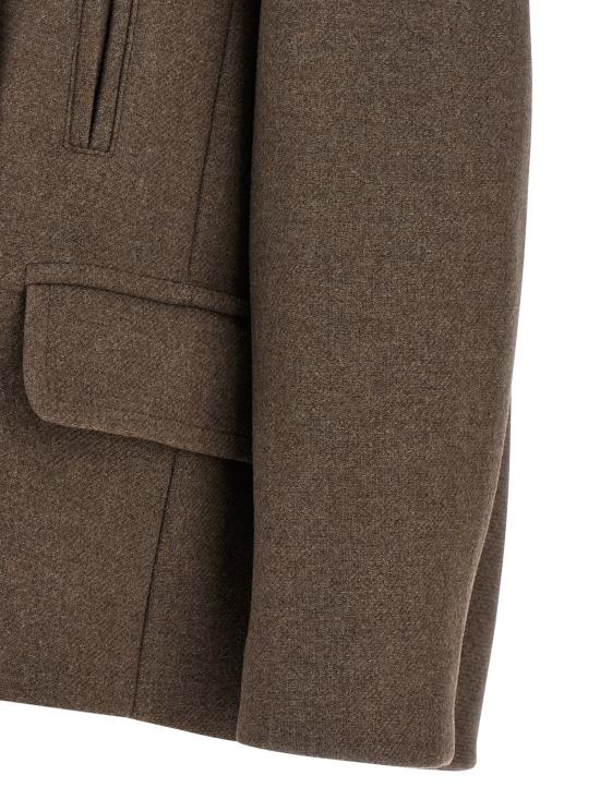 25FW 드리스 반 노튼 코트 2520105402216811 Gray - DRIES VAN NOTEN