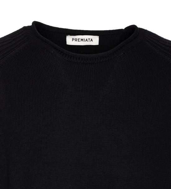 25FW 프리미아타 스웨터 PMG22 BLACK Black - PREMIATA
