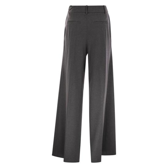 25FW 에르노 스트레이트 팬츠 PT00045DR DARK GREY - HERNO