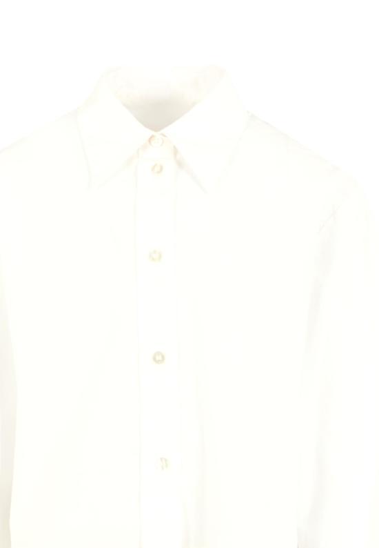 25FW [키즈] MM6 메종마르지엘라 셔츠 M60503 MM014 M6100 WHITE - MM6 MAISON MARGIELA