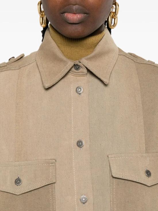 25FW 골든구스 숏 원피스 GWP02464 P002072 15184 PALE KHAKI - GOLDEN GOOSE