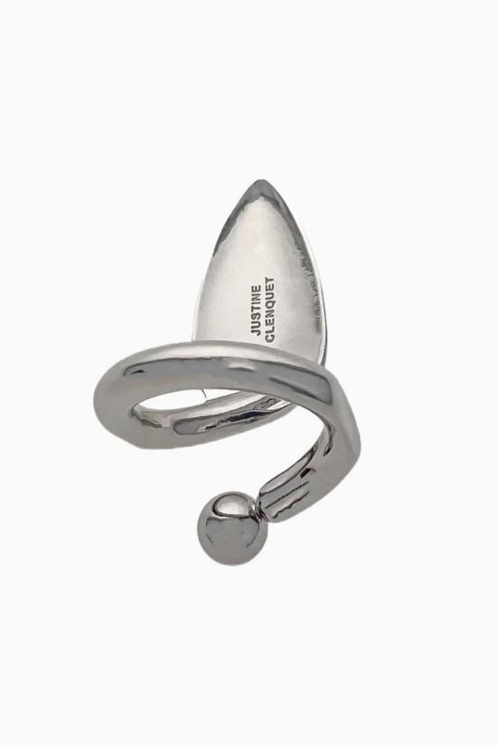  저스틴 클렌퀏 반지 저스틴 클렌켓 루스 크리스탈 네일 링 - JUSTINE CLENQUET