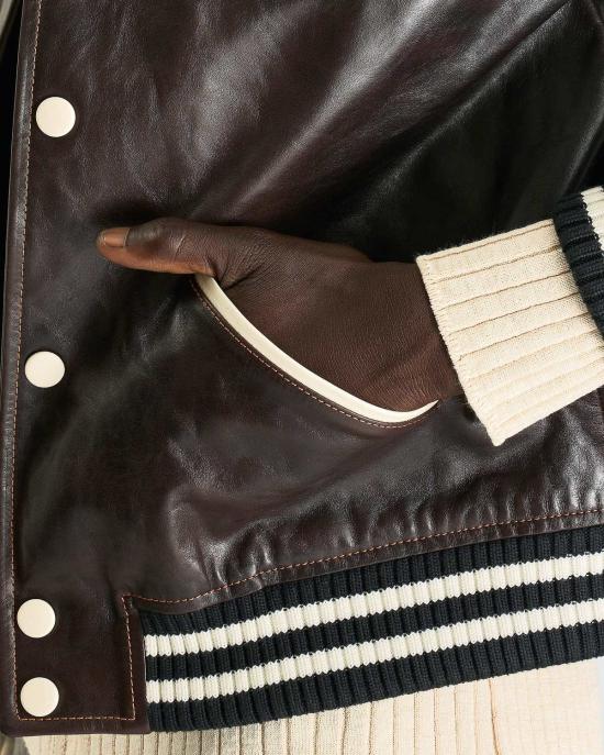  웨일즈보너 봄버 자켓 웨일즈 보너 프린스 바시티 재킷 - WALES BONNER