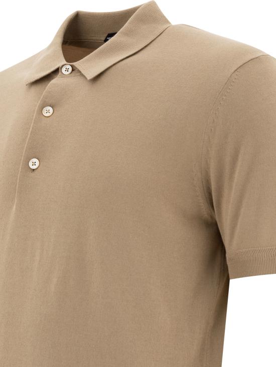  톰포드 폴로 티셔츠 KPS004YMC024S25JB281 Beige - TOMFORD