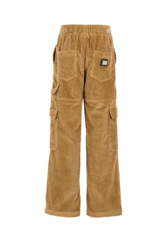 25FW [키즈] 돌체앤가바나 스트레이트 팬츠 L45P03 FUWDU M0868 BROWN - DOLCE & GABBANA