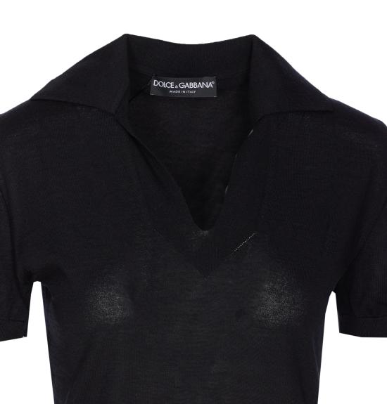 25FW 돌체앤가바나 폴로 티셔츠 FXZ34Z JBW0PN0000 Black - DOLCE & GABBANA