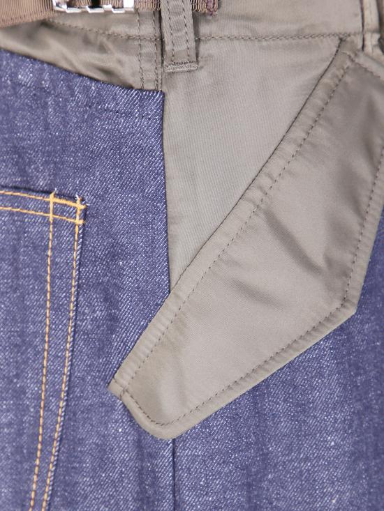 25FW 사카이 스트레이트 팬츠 2507965 489 BLUE - SACAI