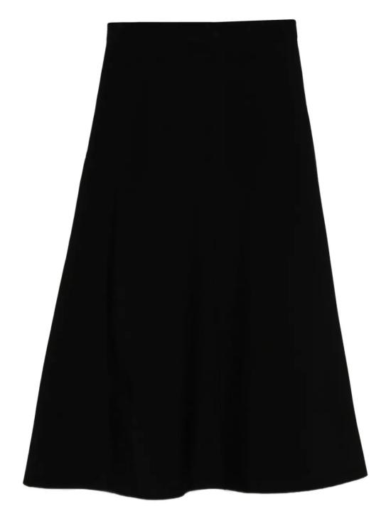 25FW 엠포리오 아르마니 미디 스커트 EW001233AF19178 UC001 BLACK - EMPORIO ARMANI