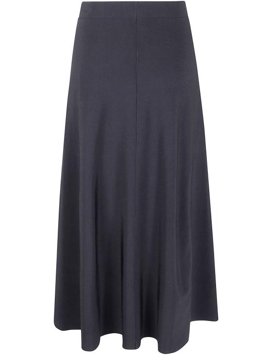 25FW 엠포리오 아르마니 미디 스커트 EW001233AF19178 UC001 BLACK - EMPORIO ARMANI