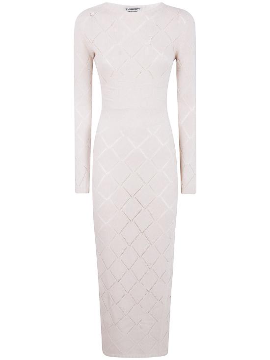 25FW 트윈셋 롱 원피스 252TP3470 00522 WHITE