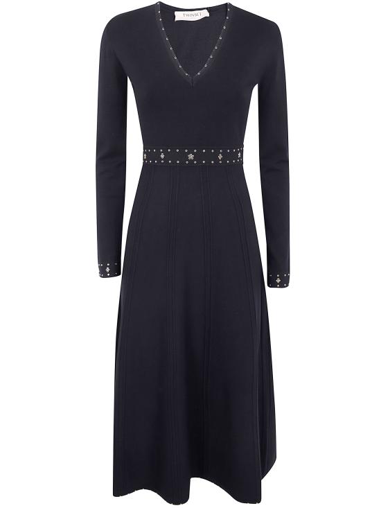 25FW 트윈셋 미디 원피스 252TP3271 00006 BLACK