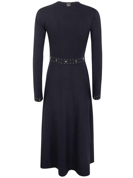 25FW 트윈셋 미디 원피스 252TP3271 00006 BLACK - TWINSET