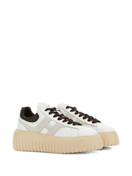 25FW 호간 스니커즈 HXW6450FE91UIT0BAZ BIANCO T MORO - HOGAN