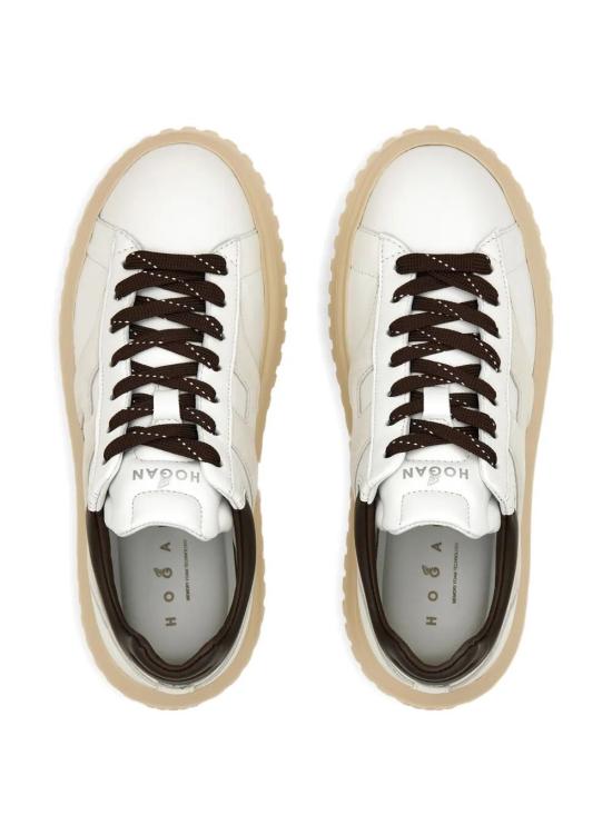 25FW 호간 스니커즈 HXW6450FE91UIT0BAZ BIANCO T MORO - HOGAN