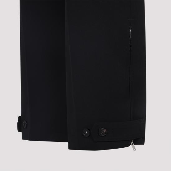 25FW 보테가베네타 스트레이트 팬츠 835377V4C201000 BLACK - BOTTEGA VENETA