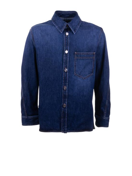 25FW 지방시 데님 자켓 BM01E1516U401 BLUE