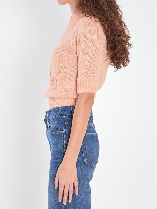 25FW 끌로에 스웨터 CH25UMP2674081L PEACH ORANGE - CHLOE