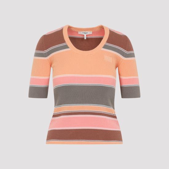 25FW 끌로에 스웨터 CH25AMP386608ZA ORANGE - CHLOE