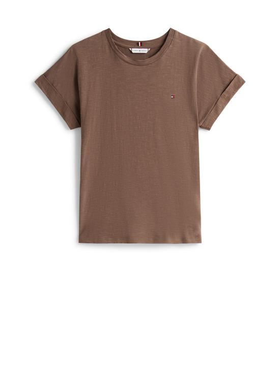 25FW 타미힐피거 반팔 티셔츠 WW0WW45747GTO HOT COCO