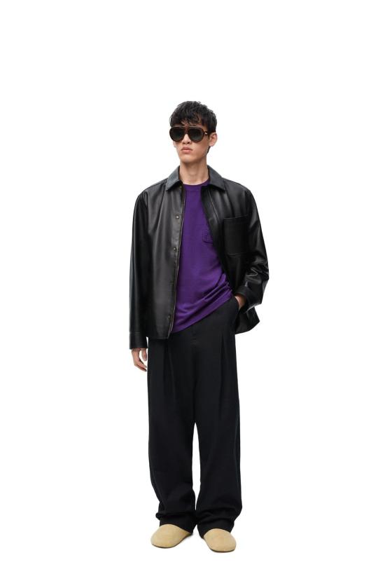25FW 로에베 가죽 자켓 H526Y31L29 1100 BLACK - LOEWE