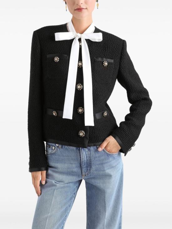 25FW 돌체앤가바나 자켓 F27DAZFU3JL N0000 BLACK - DOLCE & GABBANA