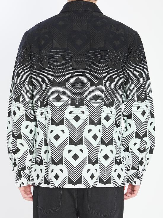 25FW 카사블랑카 긴팔 셔츠 MPF25JK37401 WHITE - CASABLANCA