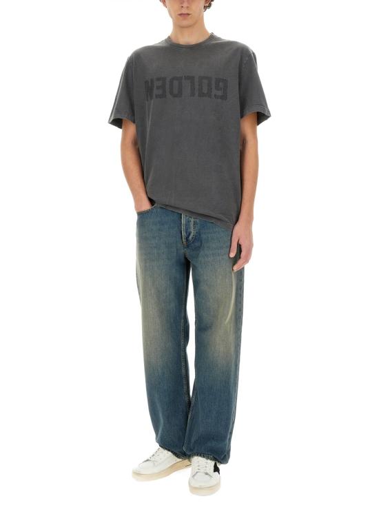 25FW 골든구스 반팔 티셔츠 GMP01220P000671 60318 GREY - GOLDEN GOOSE