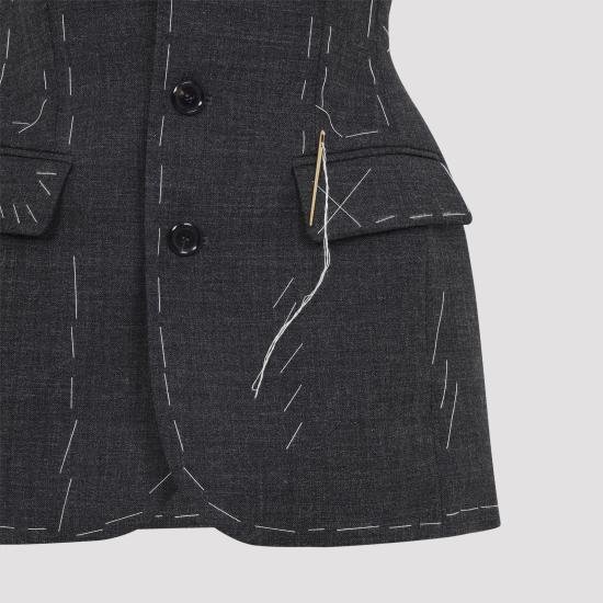 25FW 모스키노 베스트 252D10015417 3500 GREY - MOSCHINO