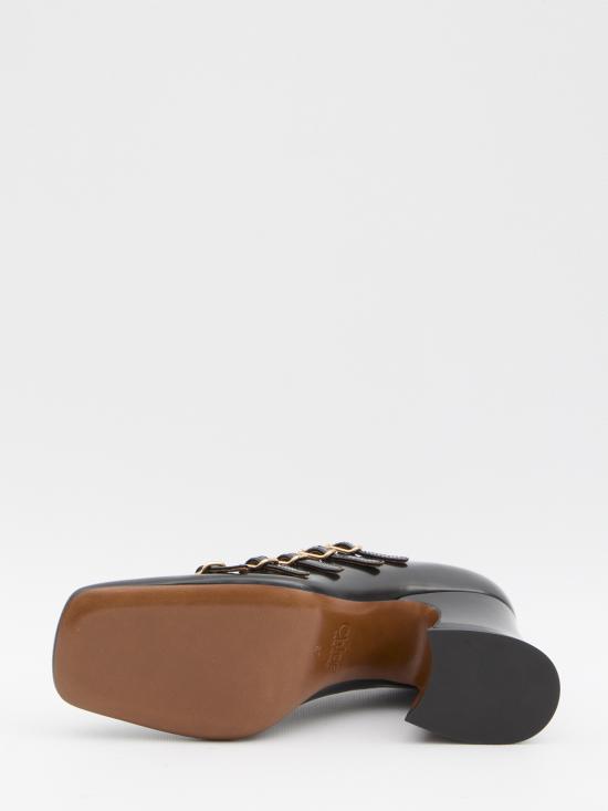 25FW 끌로에 뮬/슬리퍼 CHC25A11COL 001 BLACK - CHLOE