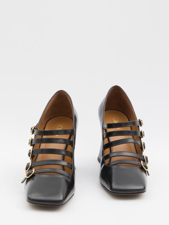 25FW 끌로에 뮬/슬리퍼 CHC25A11COL 001 BLACK - CHLOE