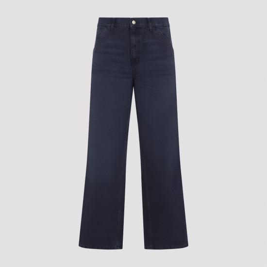 25FW 칼하트 WIP 싱글 니 팬츠 I0347981C4O32 DARK BLUE - CARHARTT WIP