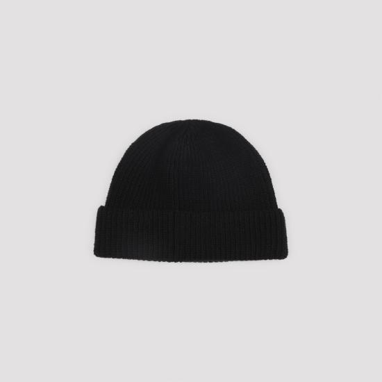 26FW 프라다 트라이앵글 로고 니트 비니 2HC4263IM F0002 BLACK - PRADA