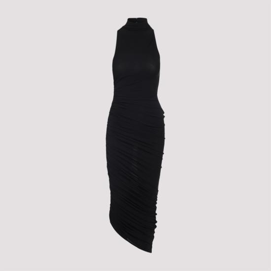 25FW 자크뮈스 미디 원피스 DRW00722AW00211 990 BLACK - JACQUEMUS