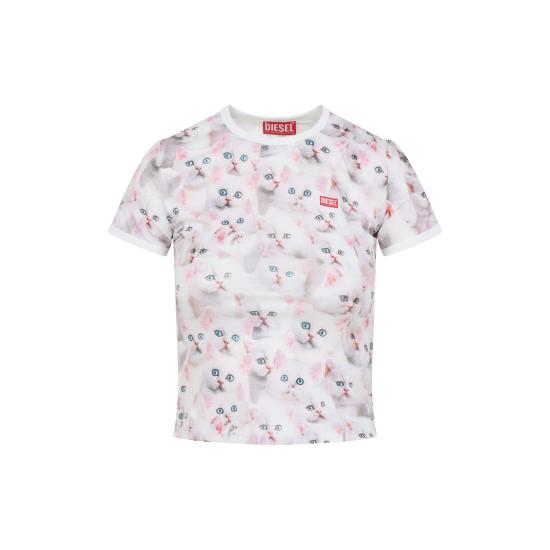 25FW 디젤 반팔 티셔츠 A185550JLCC 100A WHITE