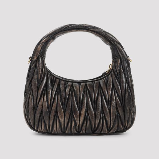 26SS 미우미우 마틀라쎄 완더 레더 토트백 5BC125VOOYAF6Q F0201 BROWN - MIU MIU