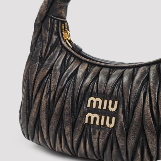 26SS 미우미우 마틀라쎄 완더 레더 토트백 5BC125VOOYAF6Q F0201 BROWN - MIU MIU