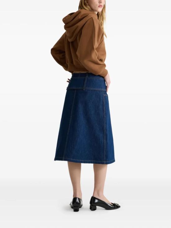 25FW 파투 데님 스커트 SK0940008 602D BLUE - PATOU