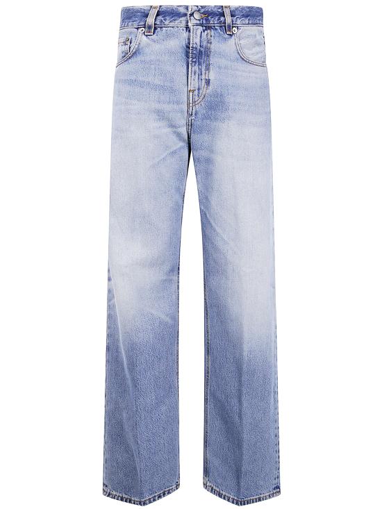 25FW 하이쿠레 스트레이트 팬츠 HEW03330DF106 L0892 BLUE - HAIKURE