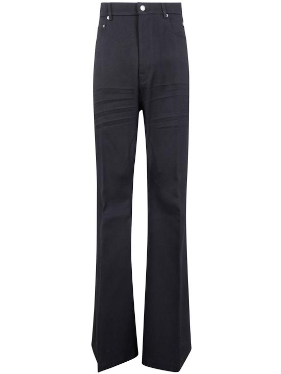 25FW 릭 오웬스 스트레이트 팬츠 RR02E1335WD 09 BLACK